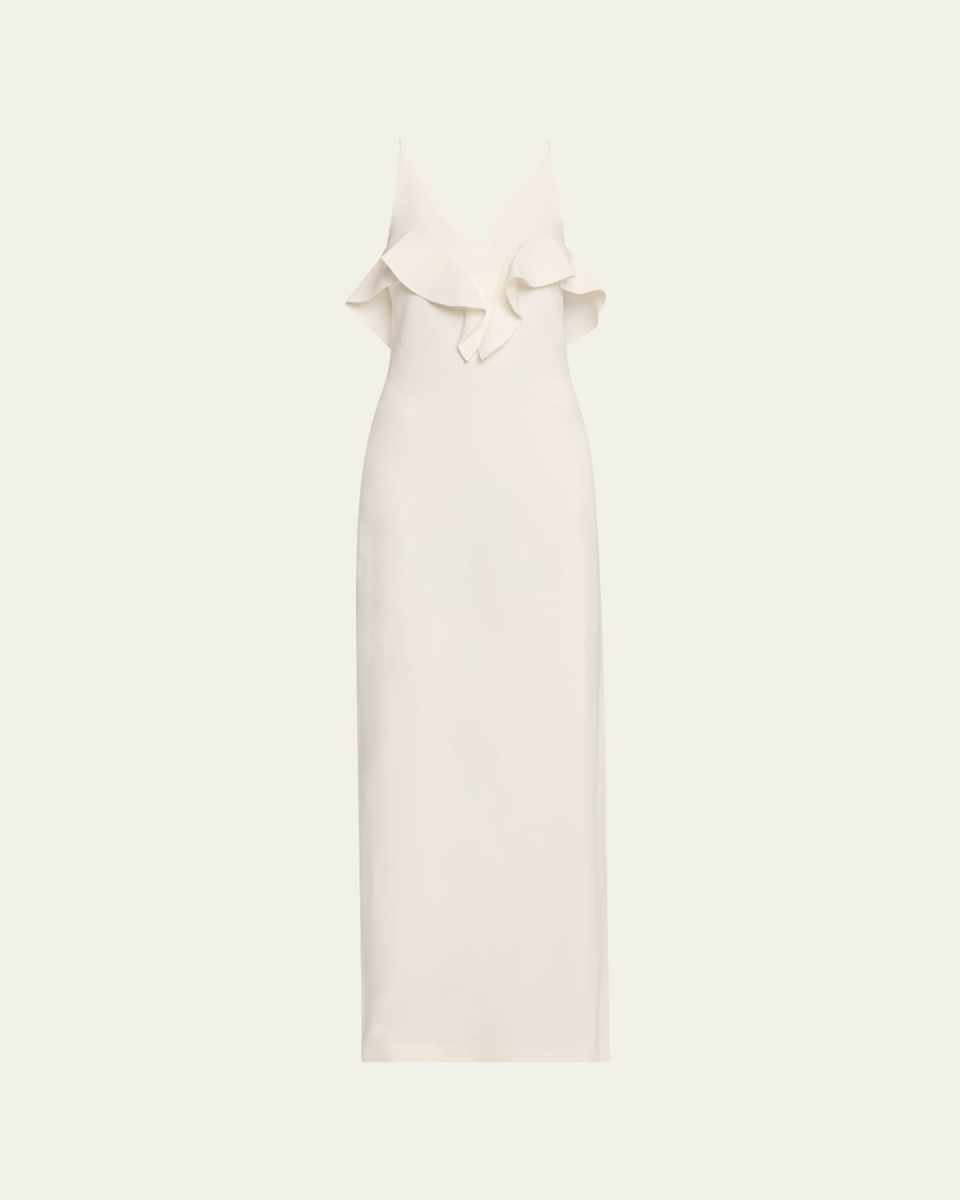 Long Ruffle Tank Dress